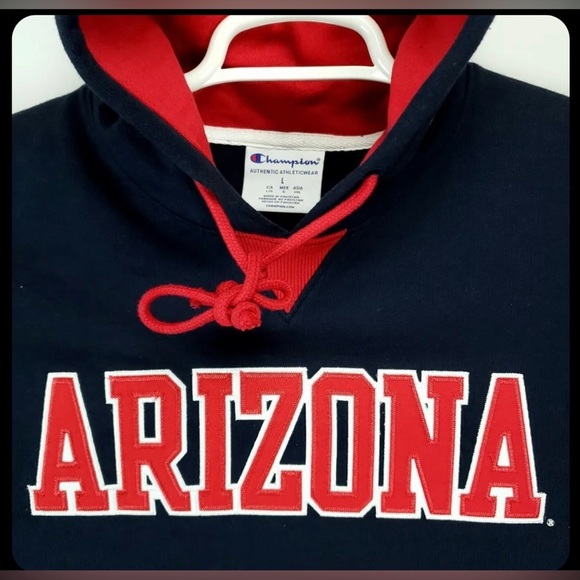 NWT-Champion Arizona wildcats college logo hooded sweatshirt size large - Picture 3 of 8